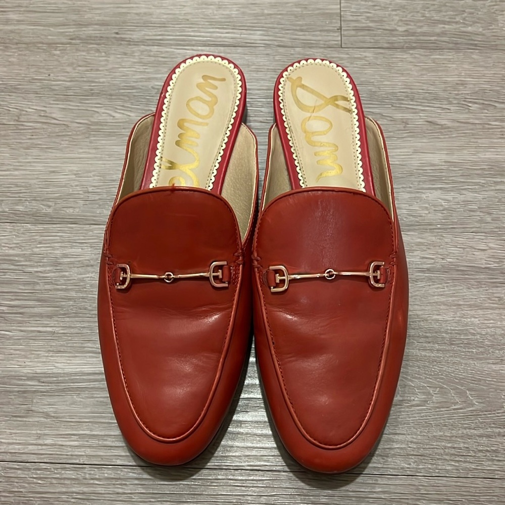 Red Sam Edelman Mules
